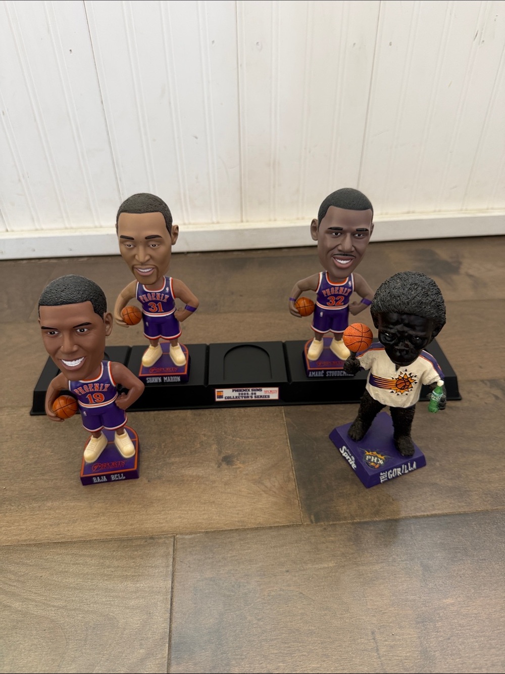 Y2K 2005-2006 Phoenix Suns Bobbleheads Stoudemire Bell Marion Gorilla Mascot Lot